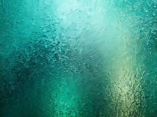 Abstract Gradient Background in Dark Green, Mint, Sea Teal, Jade, Emerald, Turquoise, and Light Blue with Grunge Texture and Metallic Foil Effect for Product Photography Template