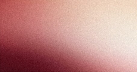 Fototapeta premium Grainy background Burgundy to Cream abstract gradient noise texture
