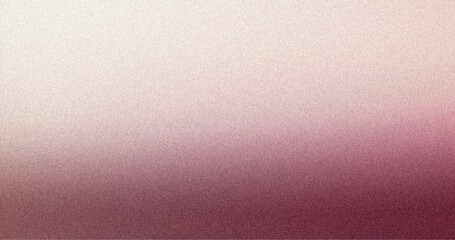 Fototapeta premium Grainy background Burgundy to Cream abstract gradient noise texture