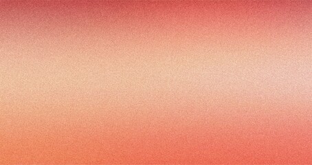 Fototapeta premium Grainy background Coral to Sand abstract gradient noise texture