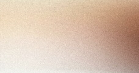 Fototapeta premium Grainy background Brown to Pearl abstract gradient noise texture