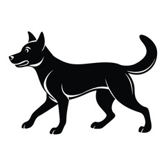 Wagging Dog on a Walk.