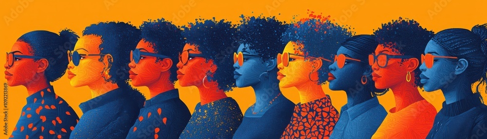 Aufkleber exploring diversity through art a thought-provoking image of unity urban setting graphic artwork vib
