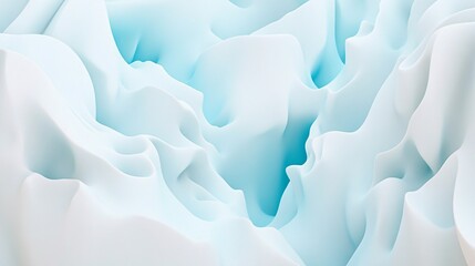 Fototapeta premium White topographic backgrounds, abstract art creations, random blue waves line background, 3D-rendered terrain maps of imaginary planets, their barren beauty etched in stark monochrome, Undulating