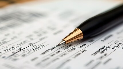 Balance sheet with negative figures and debt highlights