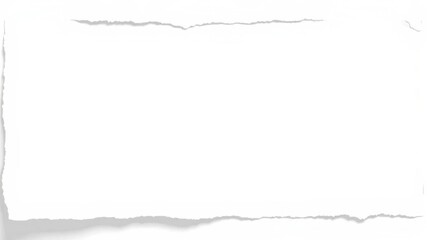 Obraz premium Vector realistic torn paper sheet with shadow, isolated design element for education, creative projects, print media, design element, stock photo, vector illustration