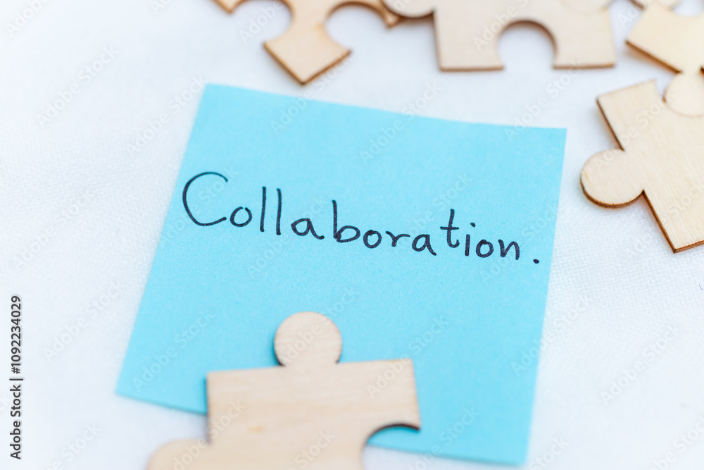 Poster collaboration strategies for business success effective teamwork solutions in modern work environmen