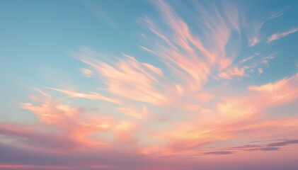 Obraz premium sunset sky with clouds