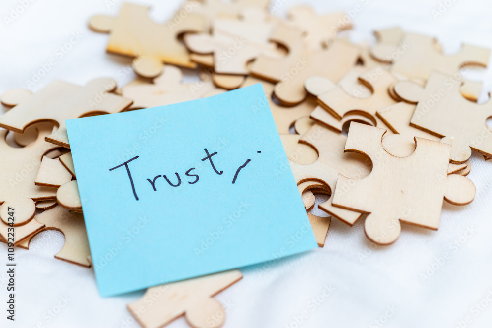 Aufkleber building trust in business exploring the significance of trust in corporate environments strategic i