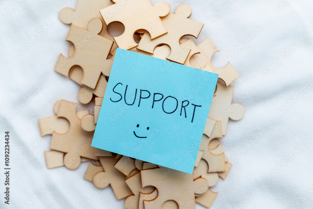 Fototapete supportive business strategies for team collaboration office setting visual content positive environ