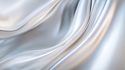 Obraz premium Minimalist background, subtle gradients and textures, ideal for product showcase, Whisper-thin layers of mist in platinum and pearl create an ethereal, floating stage, Macro view of silk-smooth