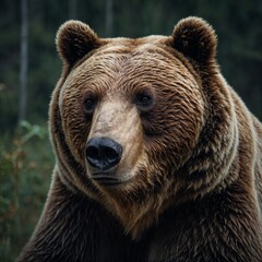 A bear is a large, carnivorous mammal belonging to the family Ursidae.