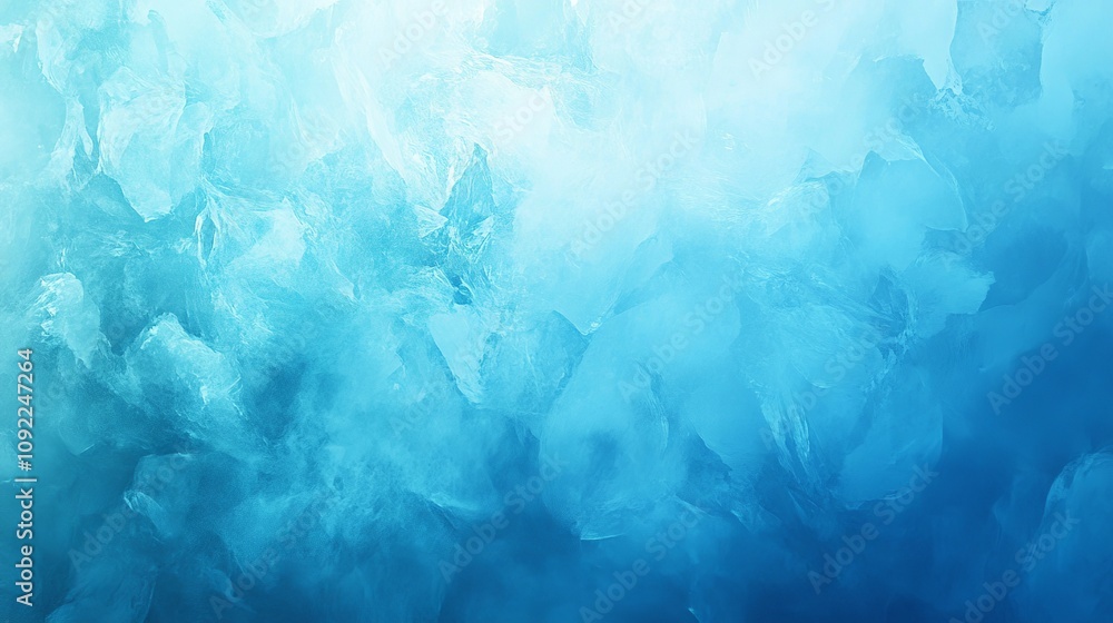 Poster soft light blue gradient texture background with subtle transition and minimalistic design for moder