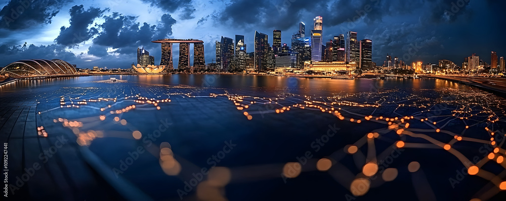 Poster exploring the future of smart city digital networks internet infrastructure trends for a connected w