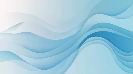 Fototapeta premium Abstract light blue background with soft white gradient vector illustration for graphic design, banner patterns, presentation backgrounds, and web templates