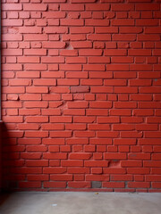 Red brick wall background