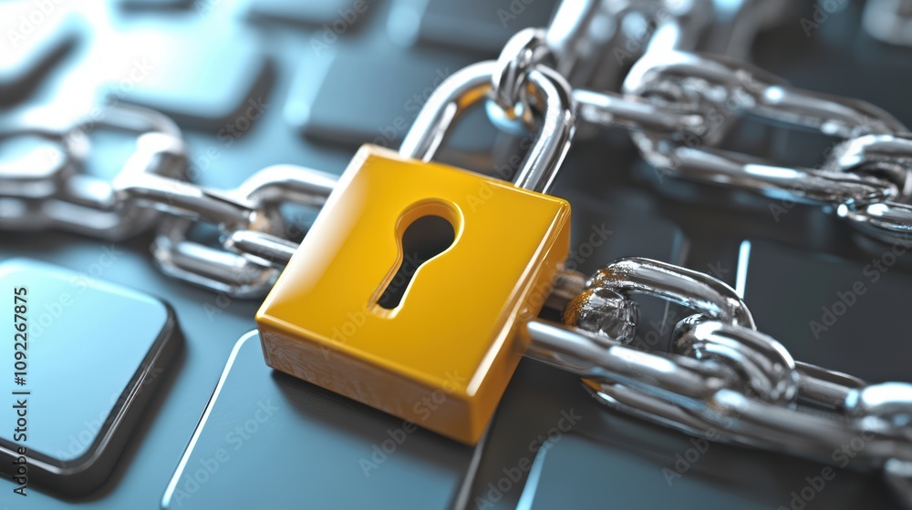 Poster secure your network prevent intrusion and protect against cyber threats digital space informative co