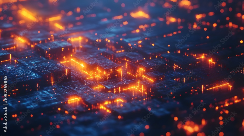 Poster a remote team collaborating on 3d glowing roadmaps of a product lifecycle, with 2d glowing task remi