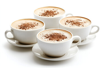 Obraz premium Delightful hot chocolate experience cozy cafe beverage showcase warm environment close-up view comfort and indulgence