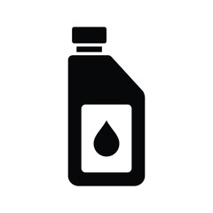 Fototapeta premium motor oil icon vector design template simple and clean
