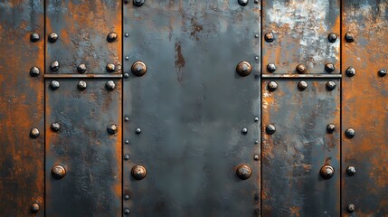 Fototapeta premium digital technology metal texture poster background