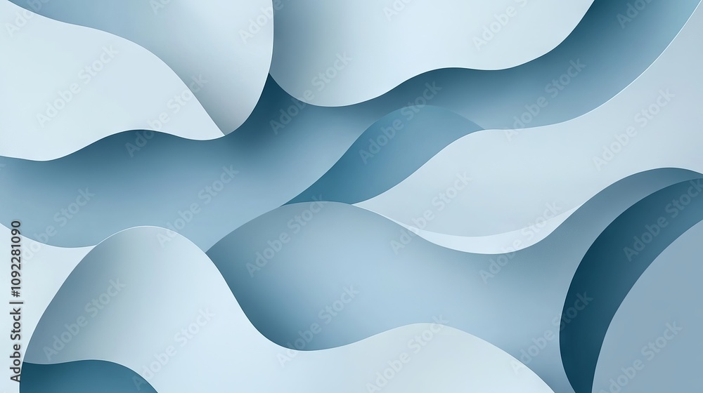 Poster minimal light blue background with simple vector graphic pattern, clean and modern design ideal for 