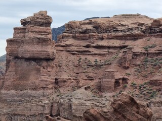 Red rock canyon. Beautiful landscape in the mountains.
