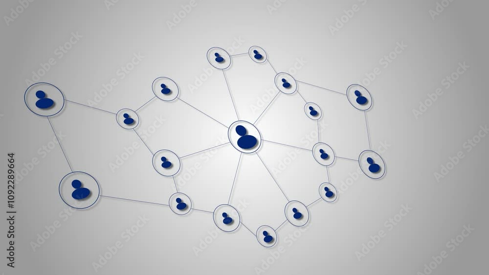 Poster online people connection internet social networking cyberspace concept icon animation profiles conne