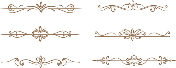 set of elements for design