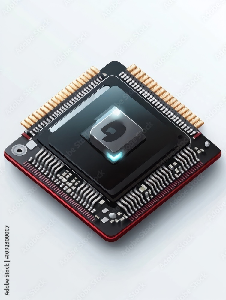 Aufkleber cpu icon. internet things icons universal set for web and mobile