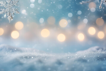 Christmas background with snowflakes