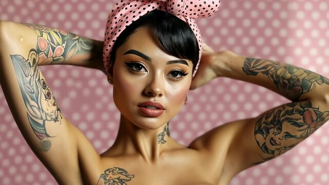 Culture and subculture: tattoo as a timeless pattern, powerful symbol of individuality, a visual narrative of self in contemporary youth aesthetic.