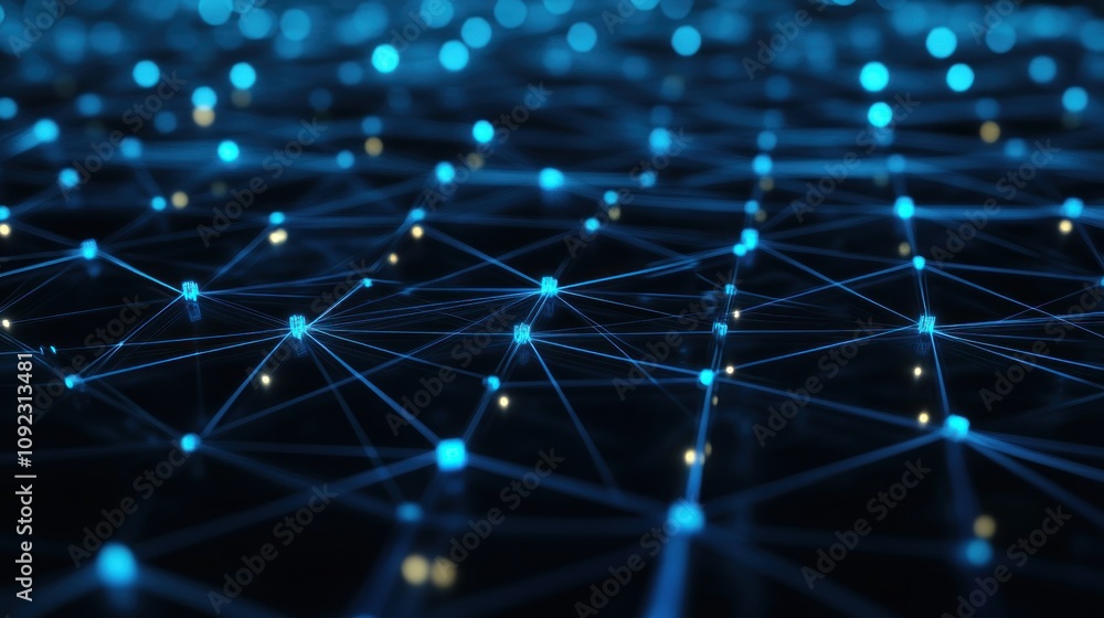 Poster abstract network connection