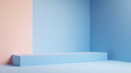 Fototapeta premium Light blue solid background with open space for graphic elements and text versatile and clean design layout ideal for marketing materials, social media graphics, presentations, web design