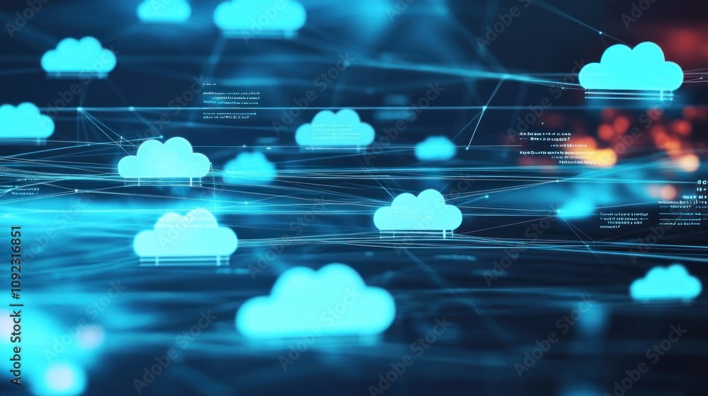 Poster cloud computing network
