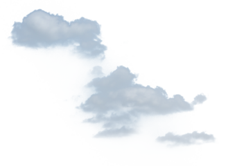 clound on sky isolated