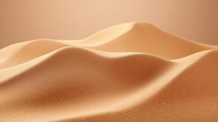 Fototapeta premium 2025 etched in smooth sand soft wave rolling in minimalistic composition representing change and the passage of time