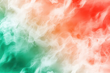 Fototapeta premium Soft green and red watercolor gradient with elegant pastel tones