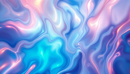 Obraz premium Swirling Abstract Background with Pastel Blue, Pink, and White Colors