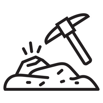 recommend clip art: Mining Icon