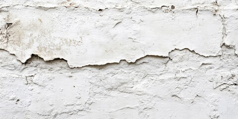 Obraz premium Close up view of an aged white wall, ideal for design projects, website backgrounds, and wallpaper applications. This macro detail of a white wall offers versatile options for creative use.