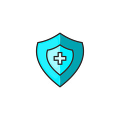 Obraz premium Health Insurance icon on white background. Medical icon concept.