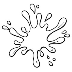 Obraz premium vector blot