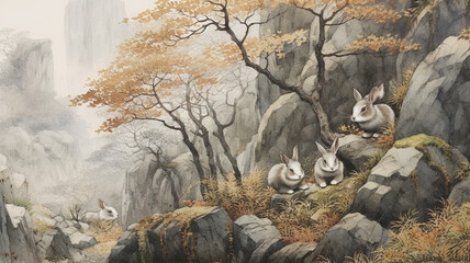 Obraz premium I feel peace and happiness while enjoying flowers and warm sunshine on a sunny spring day