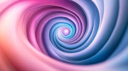 Obraz premium Abstract gradient color lines in the shape of a spiral background