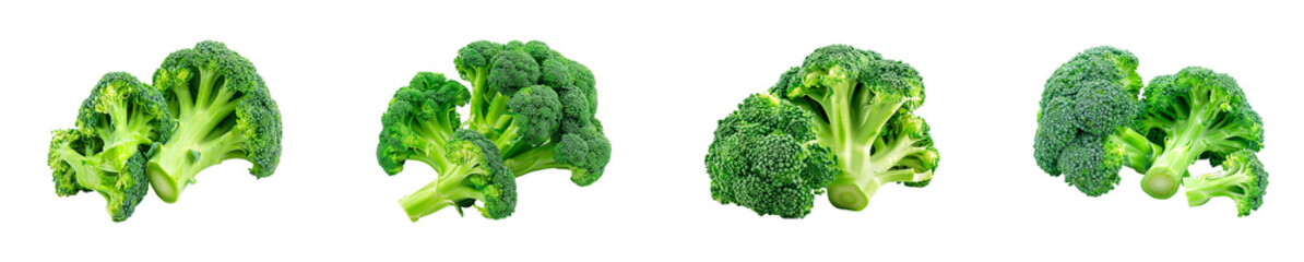Fresh Broccoli Isolated Transparent Background PNG Image