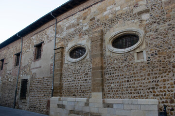 Casas antiguas del casco histórico de León, España