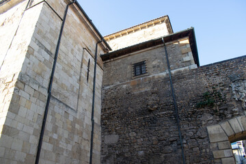 Casas antiguas del casco histórico de León, España