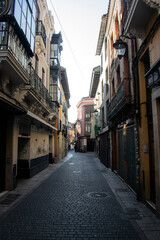 Fototapeta premium Calles del casco histórico de León, España