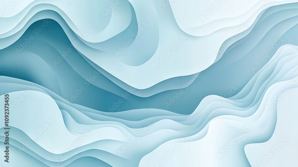 Poster minimalist very light blue background featuring a simple vector pattern ideal for modern graphic des